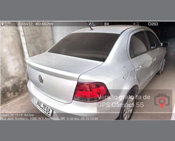 Foto de 1 Veículo | VW/VOYAGE Trend  G5 | 1.6 8V Flex | Ano 2010/2011 | Cor Prata | Placa NAL2 E08