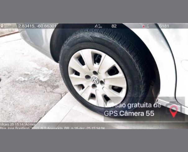Foto de 1 Veículo | VW/VOYAGE Trend  G5 | 1.6 8V Flex | Ano 2010/2011 | Cor Prata | Placa NAL2 E08