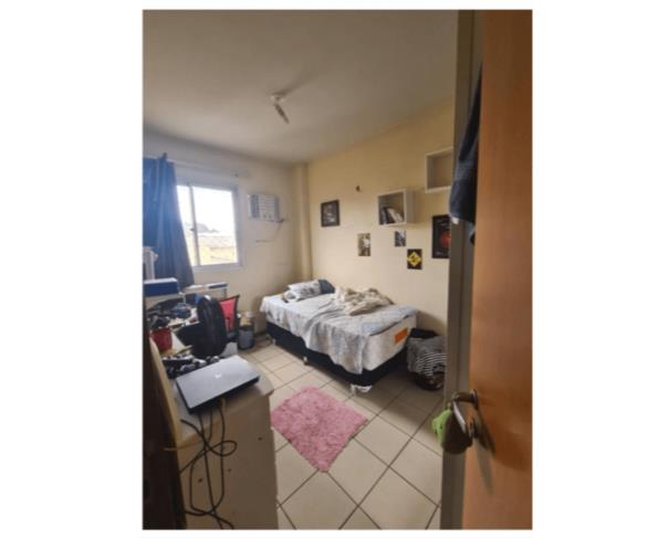 Foto de 1 Apartamento | Área de 72,88m² | Condomínio Itapoã | 1 Sala de Estar | 1 Varanda | 2 Quartos | 1 Suíte | 1 Banheiro Social | 1 Banheiro Privativo | 1 Copa-Cozinha | 1 Área de Serviço | Rua Billie Holiday, nº 36, Parque 10 de Novembro | Manaus/AM