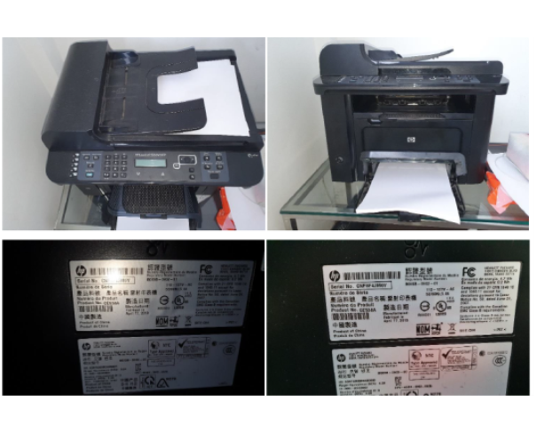 Foto de impressora HP Lasrjet 1536dnf MPF | ar-condicionado MIDEA, modelo MSS-12CR,12000