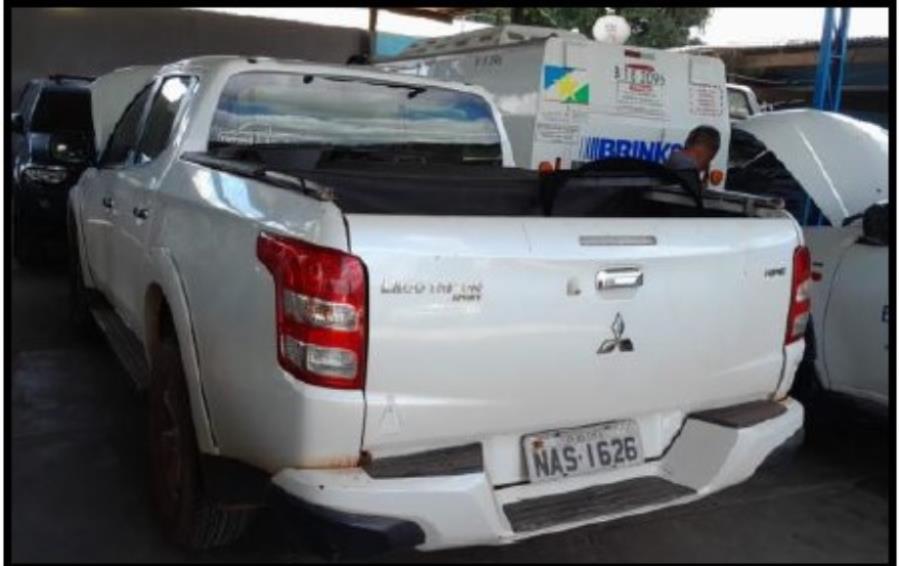 1 Veículo | MMC/TRITON SPORT HPE | Diesel | Ano 2017/2018 | Cor Branca |…