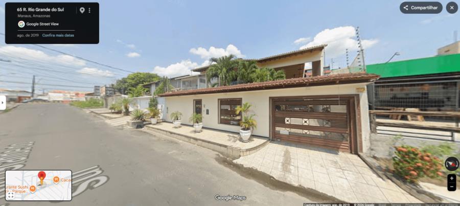 Imagem do imóvel Imóvel | Área de 1.350,00m² | Rua Rio Grande do Sul, nº 16 | Bairro Flores | Manaus/AM Imóvel | Área de 1.350,00m² | Área Construída de 648,48m²