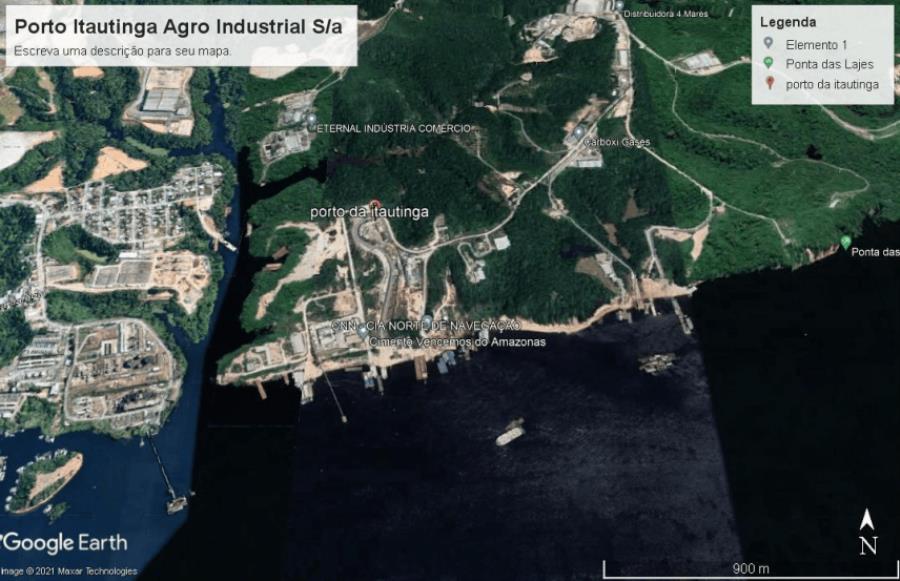 Porto | Área 87.000m² | Área Construída 3.039m² | Margem Esquerda do Rio Negro | Colônia Antonio Aleixo | 2 Oficinas | Segurança | Posto de Abastecimento | Prédio de Administração | Almoxarifado | Pátio da Sucata Porto | Área 87.000m² | Áre, localizado em Manaus - AM, bairro Colônia Antonio Aleixo