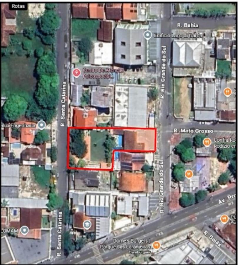 Imóvel | Área de 1.350,00m² | Rua Rio Grande do Sul, nº 16 | Bairro Flores | Manaus/AM Imóvel | Área de 1.350,00m² | Área Construída de 648,48m², localizado em Manaus - AM, bairro Flores